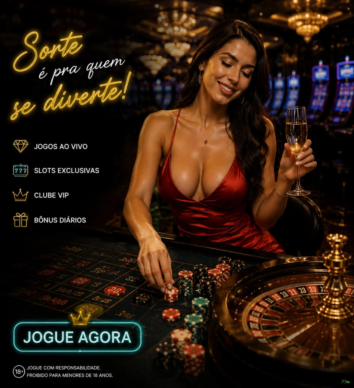 Promoções e bônus exclusivos da 73m